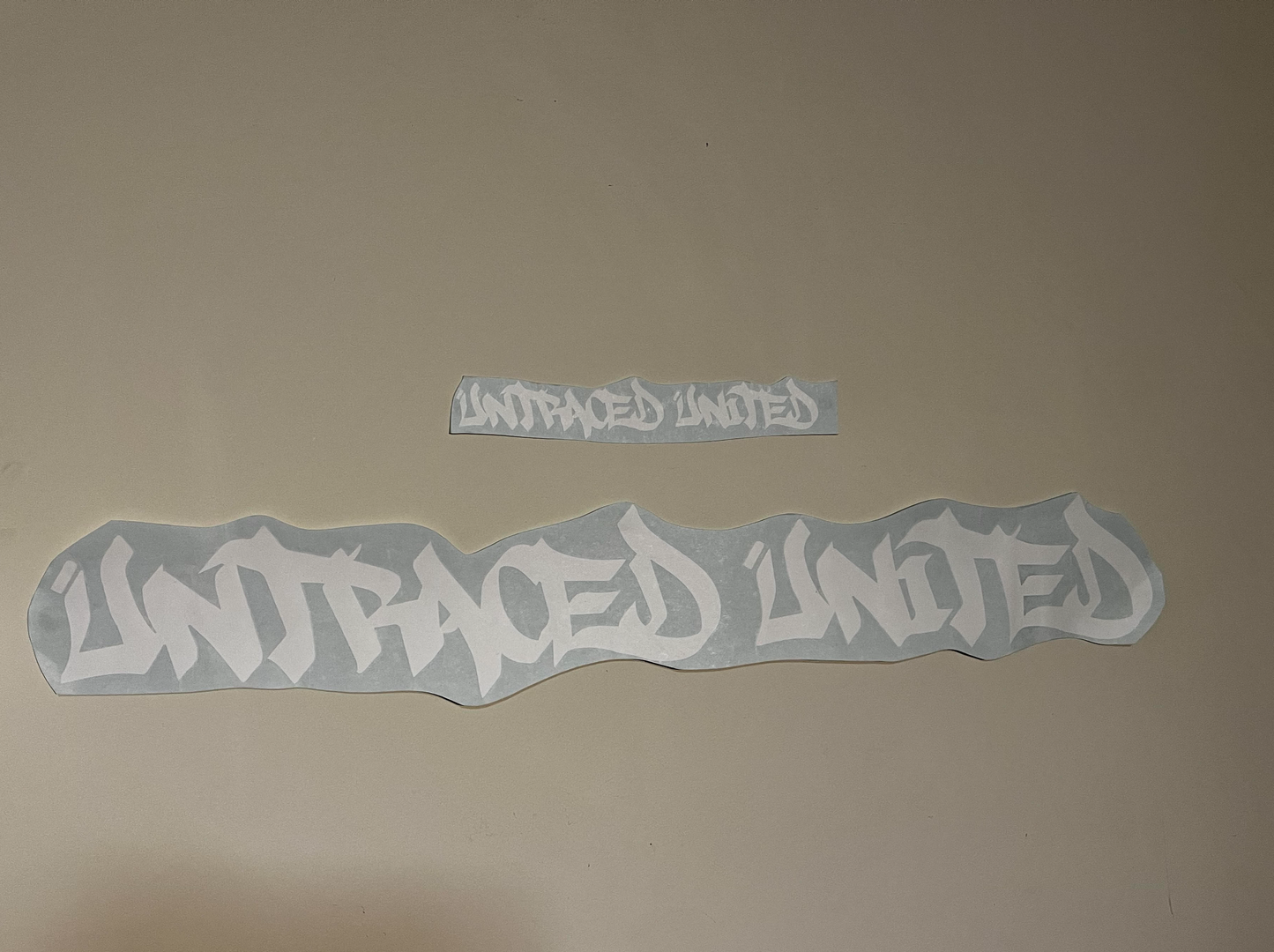 untraced united sticker